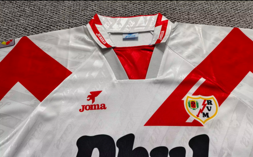 1994-1995 Rayo Vallecano Home Retro Soccer Jersey
