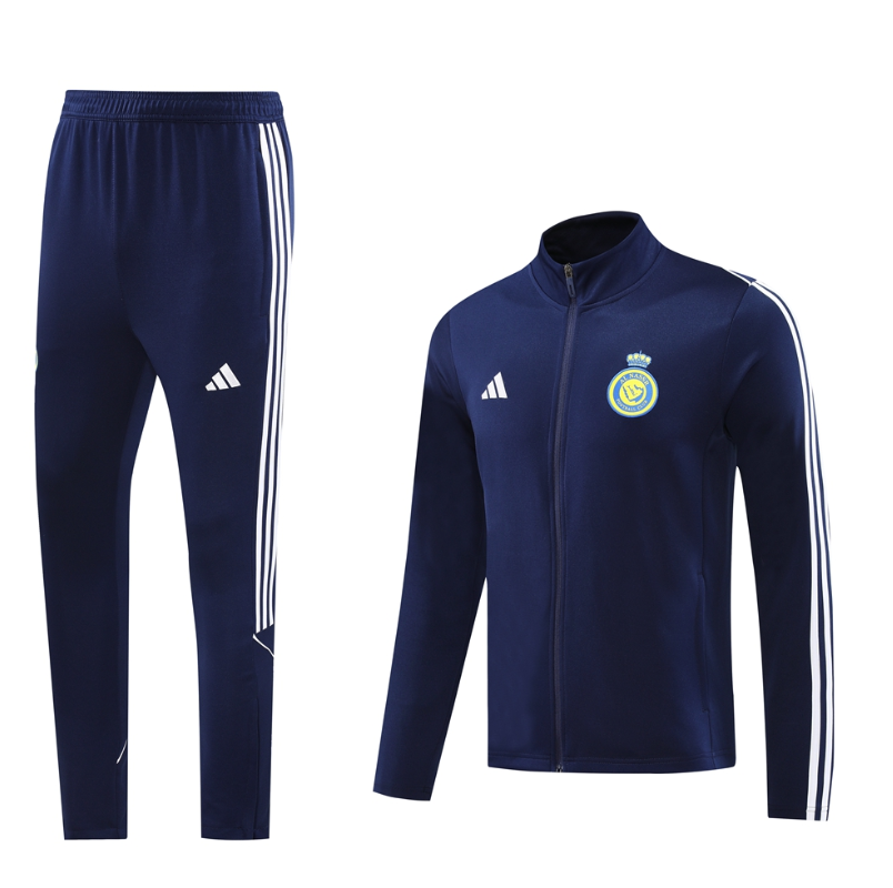 24-25 Al-Nassr Royal blue Jacket Tracksuit #01