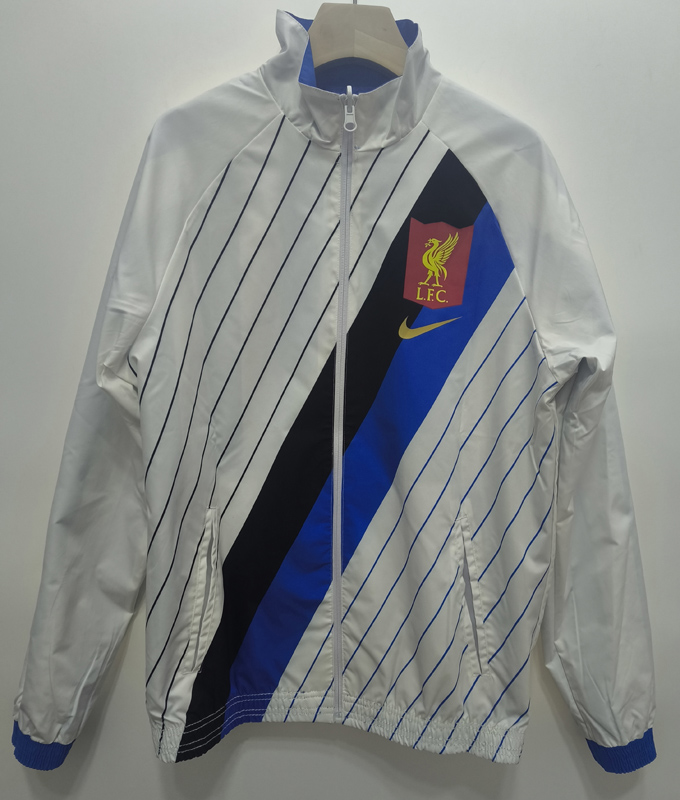 24-25 LIV Blue & White Double Sided Windbreaker (双面风衣)