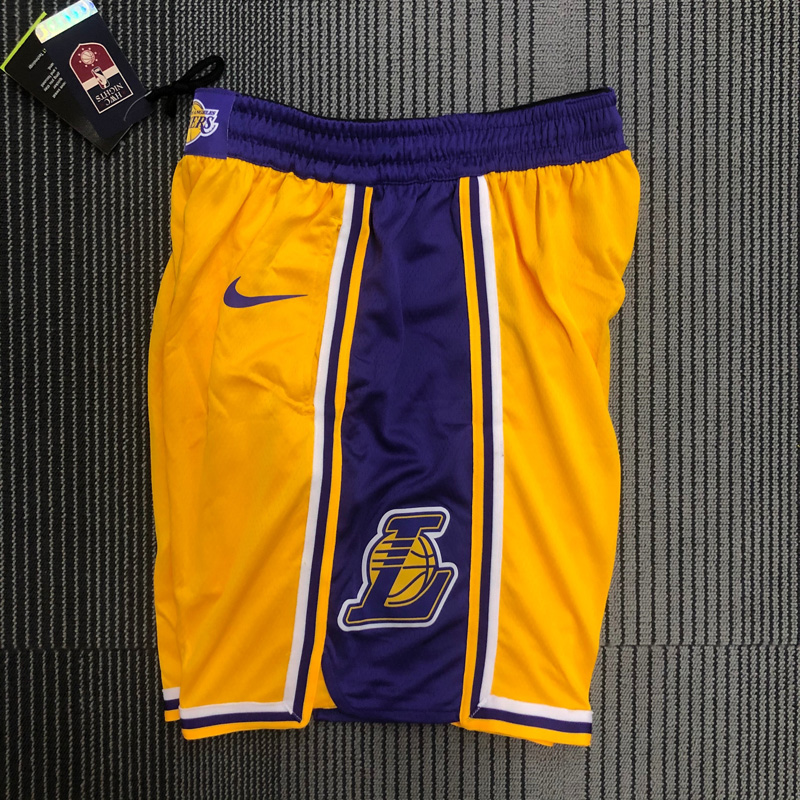 LAKERS Yellow Edition Top Quality NBA Pants