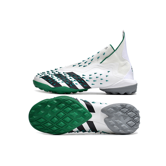 PREDATOR FREAK .1 TF High Soccer Shoes-White/Green-2273954