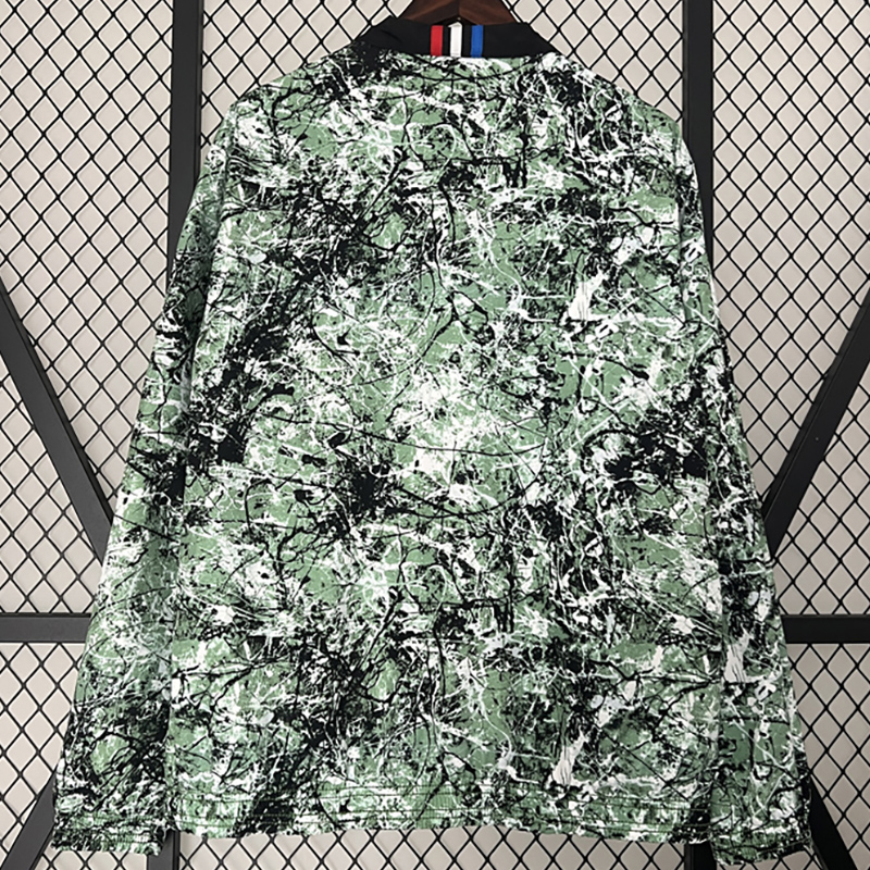 2024 Man Utd Black & Green Double Sided Windbre...