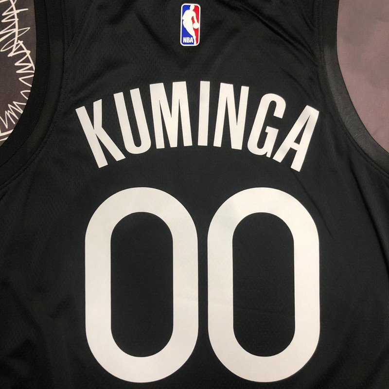 2020 Warriors KUMINGA #00 Black Grey Top Qualit...