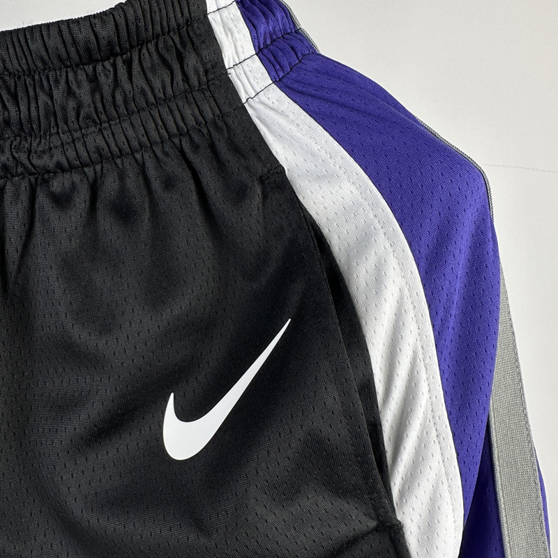 23-24 Kings Black Away Top Quality NBA Pants