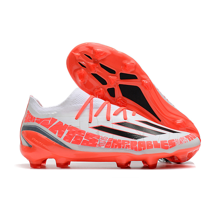 Messi X Speedportal .1 2022 World Cup Boots FG Soccer Shoes-White/Orange-1730193