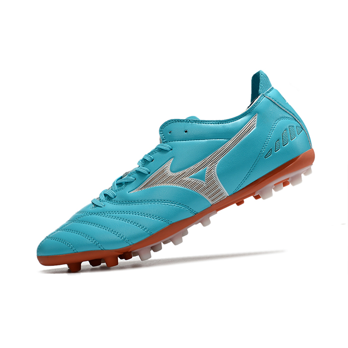 MORELIA NEO AG Soccer Shoes-Blue/Brown-8932309