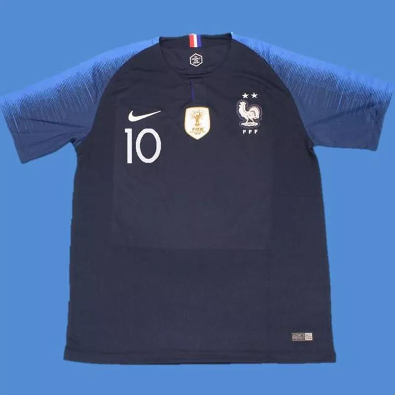2018 France Home Retro Soccer Jersey