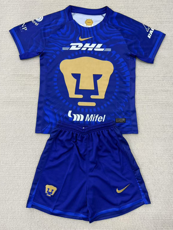 25-26 Pumas UNAM Away Kids Soccer Jersey