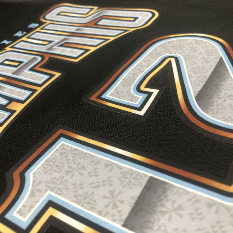 22-23 Grizzlies MORANT #12 Black City Edition T...