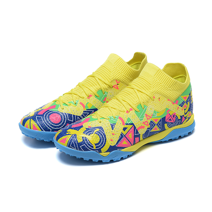 Ultra Ultimate TF Soccer Shoes-Yellow/Blue-8181660