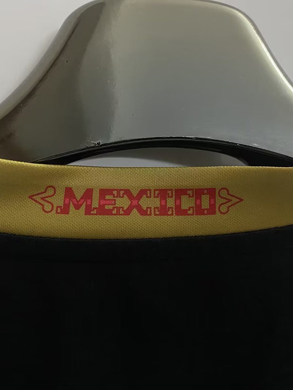 2011-2012 Mexico Away Black Long Sleeve Retro S...