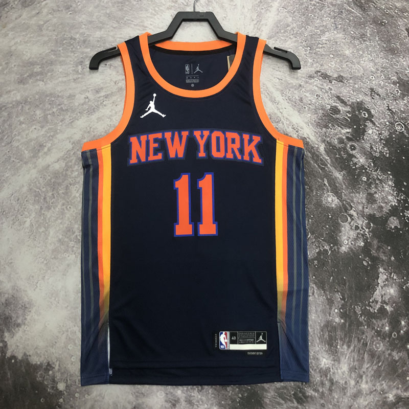 22-23 KNICKS BRUNSON #11 Black Top Quality Hot ...