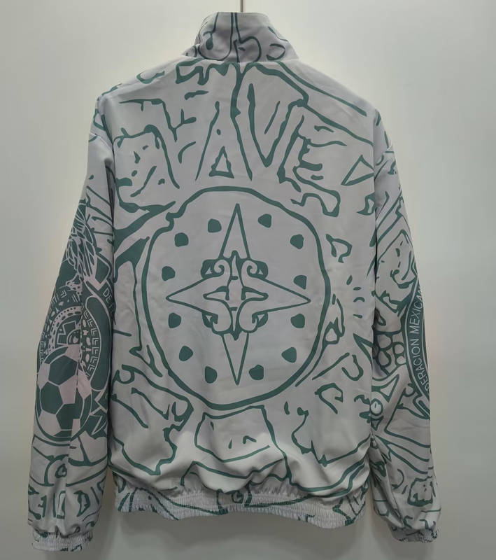24-25 Mexico Blue & White Double Sided Windbreaker (双面风衣)