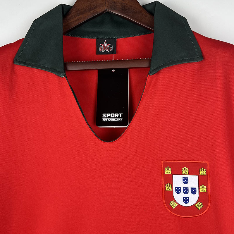 1972 Portugal Home Retro Soccer Jersey