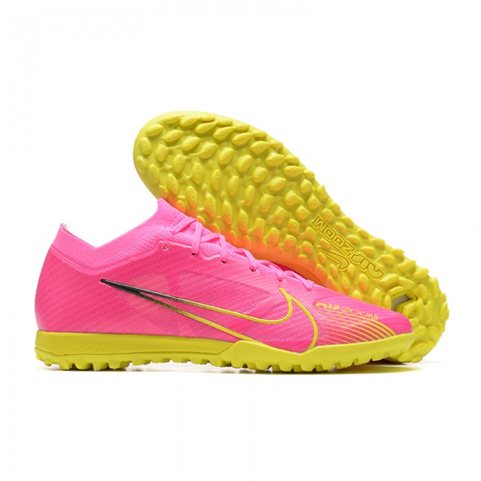Vapor 15 Academy TF Soccer Shoes-Pink/Yellow-681206