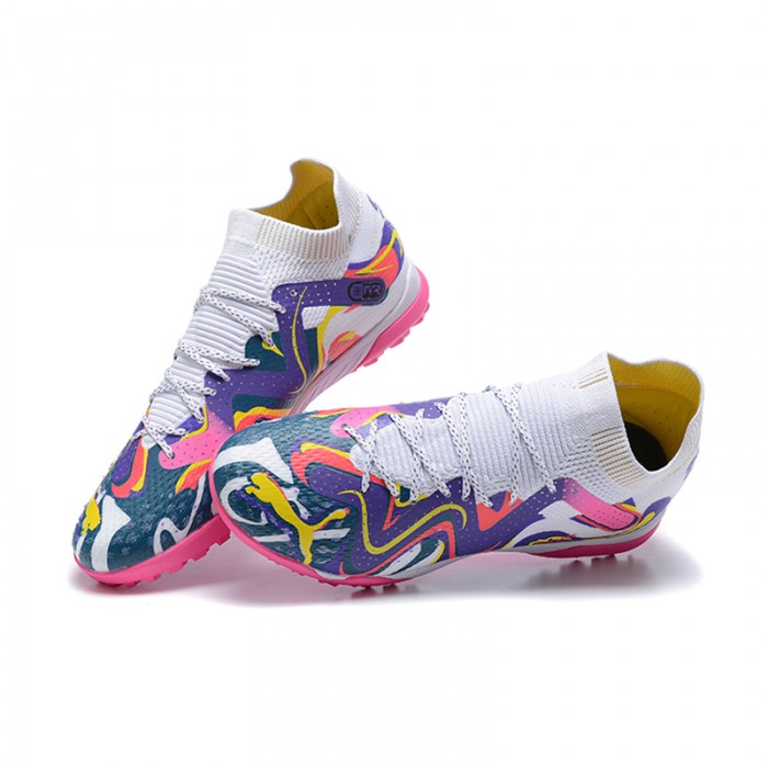 Ultra Ultimate TF Soccer Shoes-White/Purple-9081519