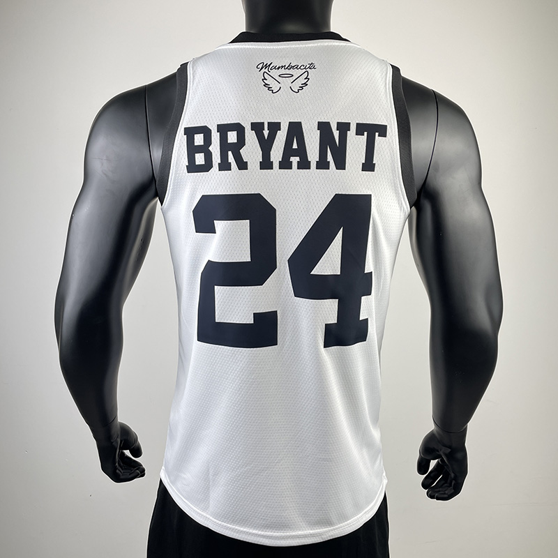 2023 LAKERS BRYANT #24 White MAMBA Top Quality ...
