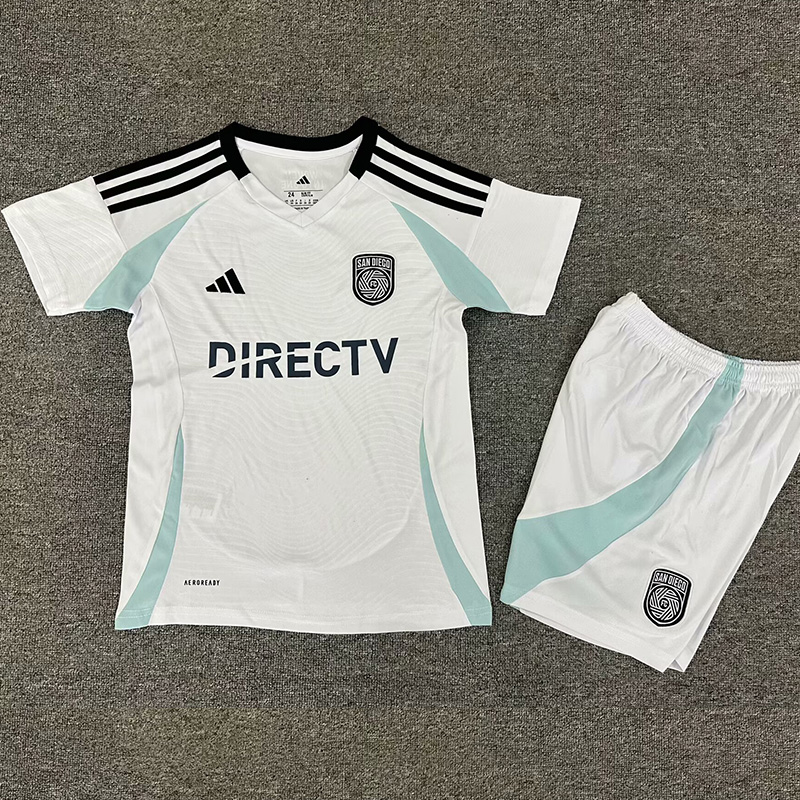 25-26 San Diego FC Away Kids Soccer Jersey