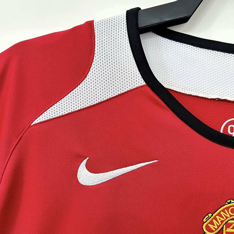 2005-2006 Man Utd Home Retro Soccer Jersey