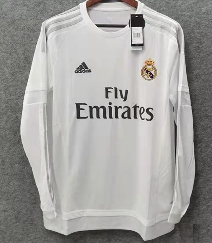 2015-2016 RMA Home Long Sleeve Retro Soccer Jer...