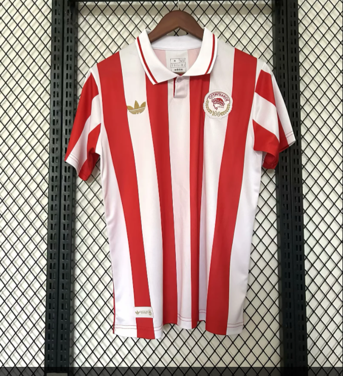 24/25 Olympiacos 100th Anniversary Edition Fans Soccer Jersey