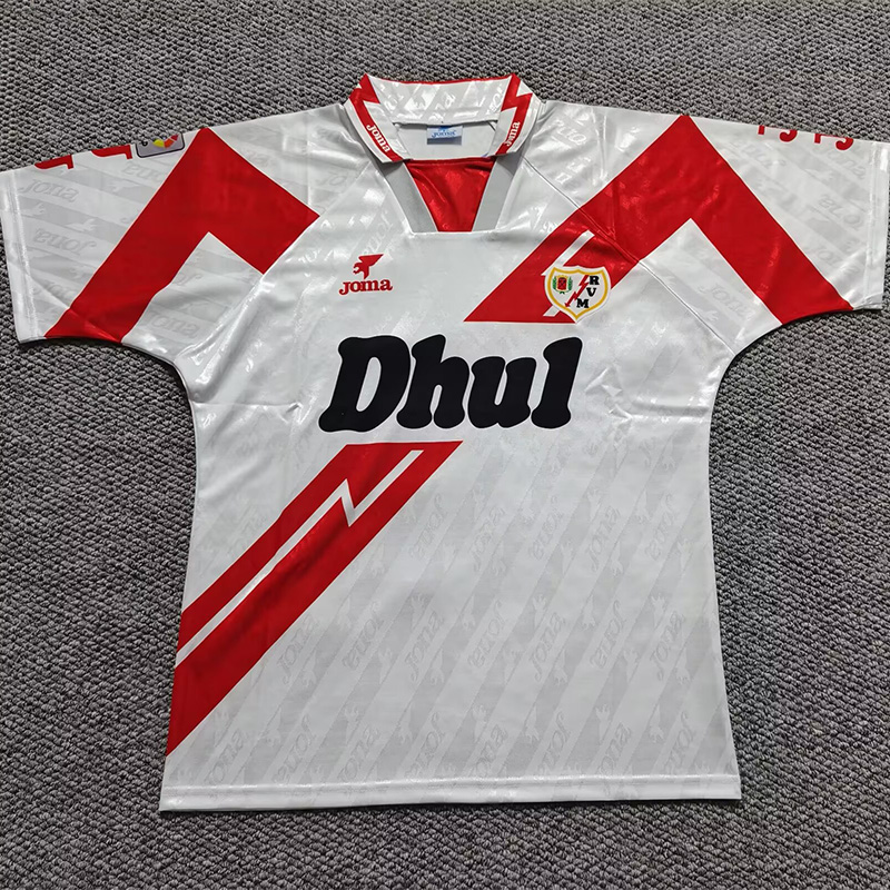 1994-1995 Rayo Vallecano Home Retro Soccer Jersey