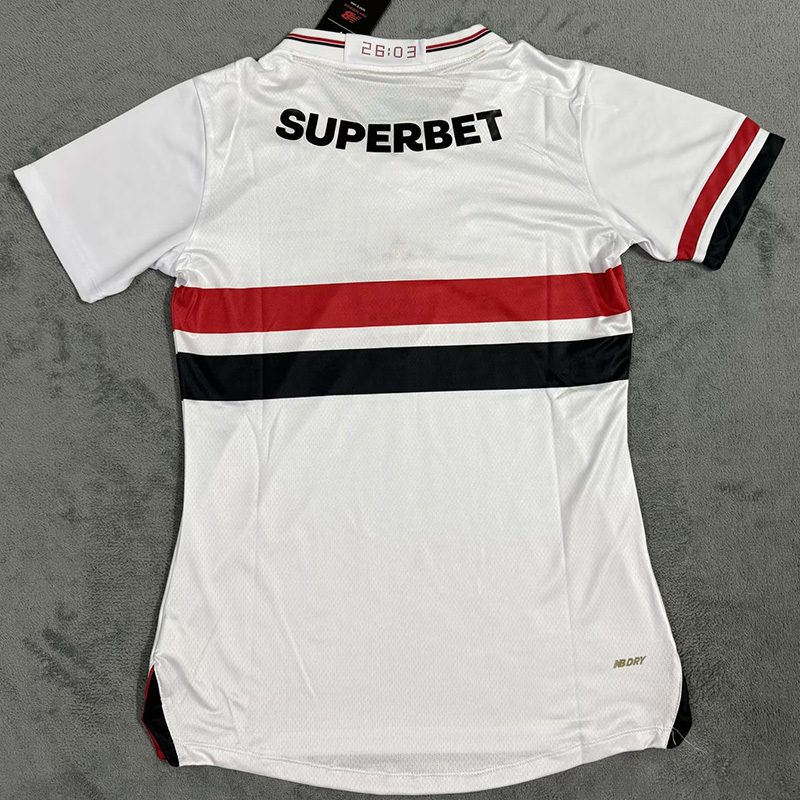 25-26 Sao Paulo Home Women Soccer Jersey (女)