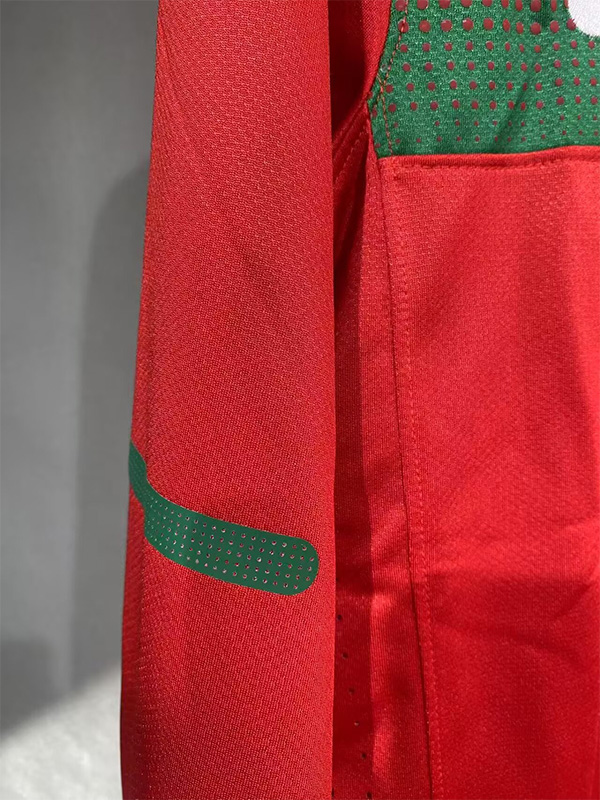 2010 Portugal Home Player Version 长袖球员 Long Sleeve Retro Soccer Jersey