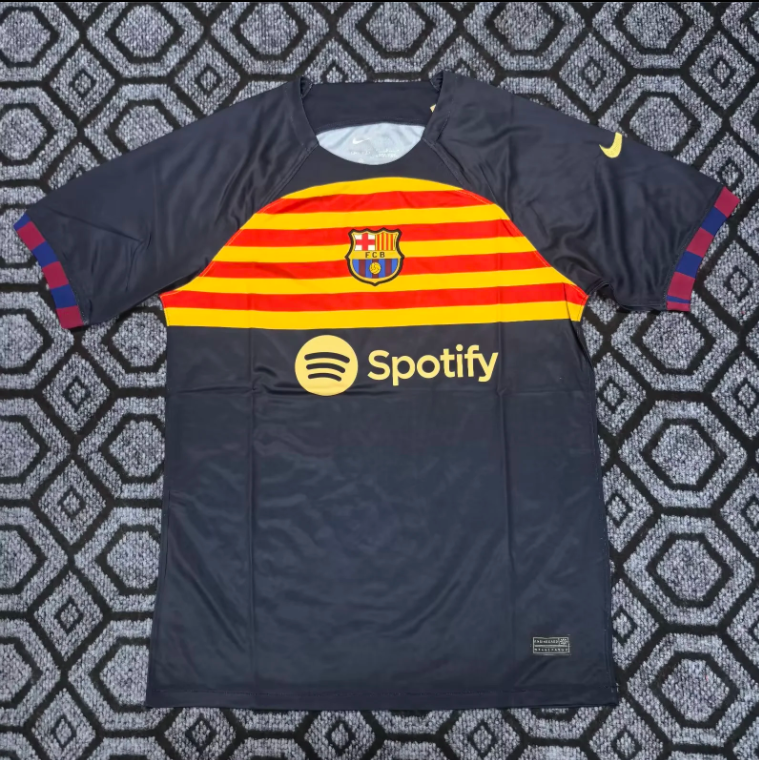 22-23 Bar blue Fans  Retro Soccer Jersey