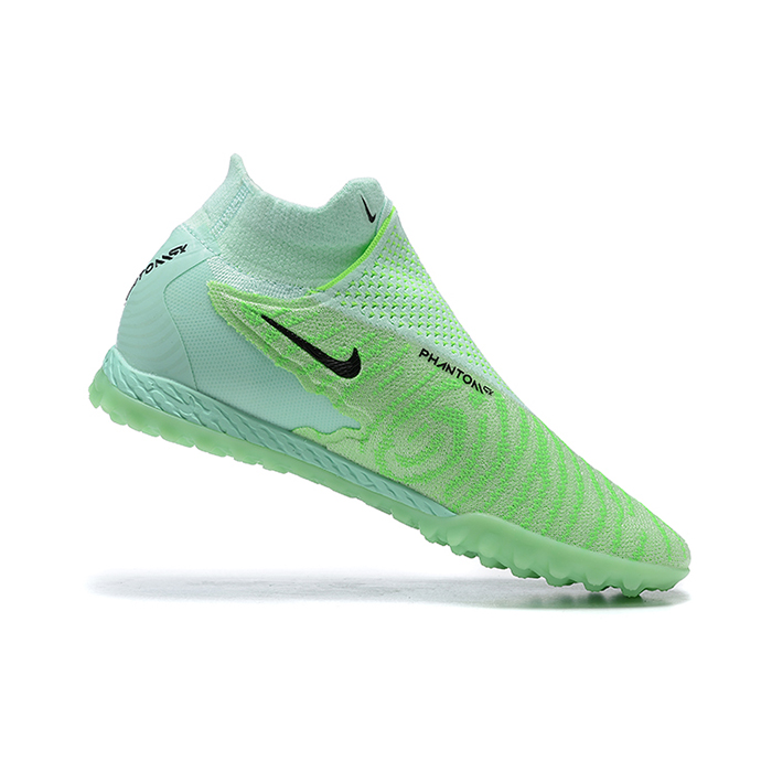 Phantom GX Elite DF Link TF High Soccer Shoes-Light Green/Black-1744611