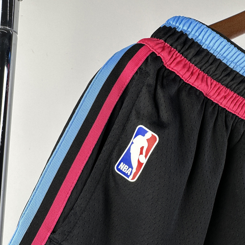 23-24 HEAT Black South Coast Top Quality NBA Pants