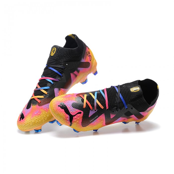 Future Ultimate FG Soccer Shoes-Orange/Black-7841730