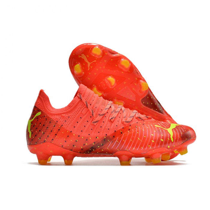 Neymar Future Z 1.3 Instinct FG Soccer Shoes-Red/Yellow-5579602