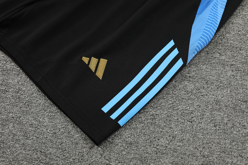 24-25 Argentina Black Tank top and shorts suit