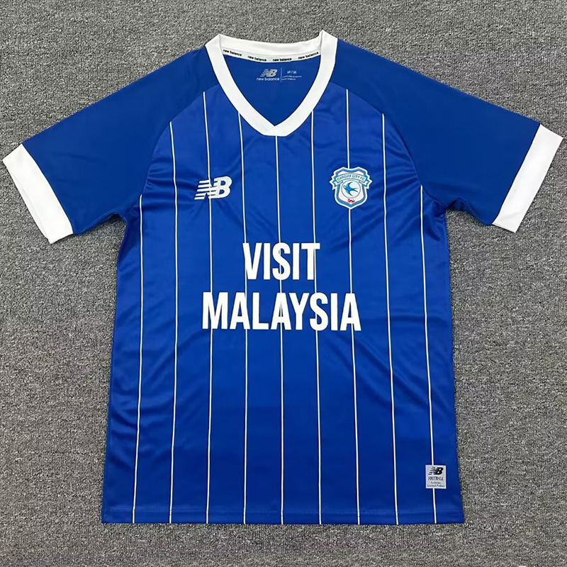 25-26 Cardiff City Home Fans Soccer Jersey
