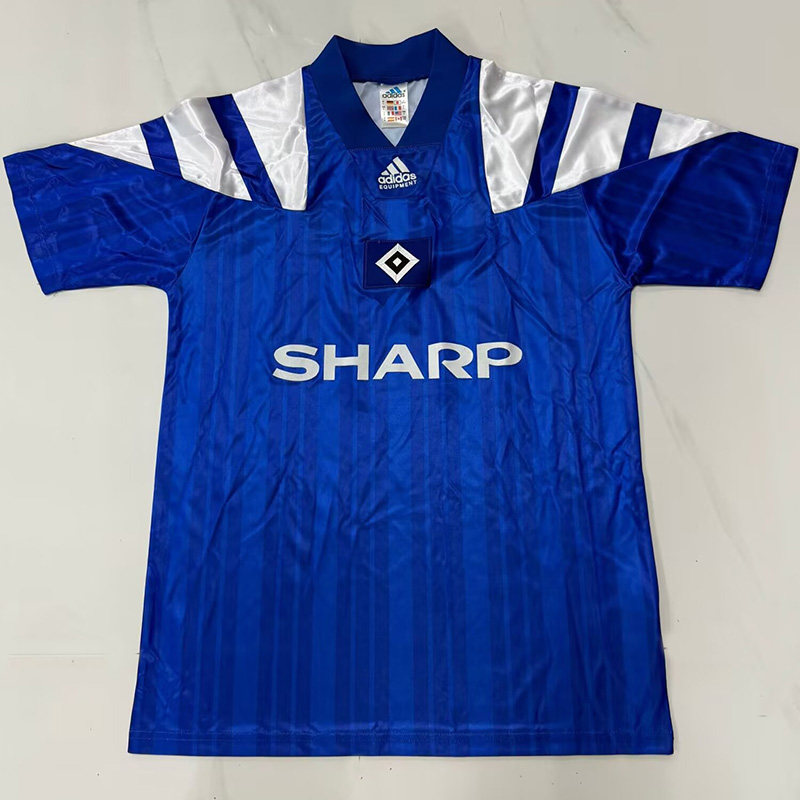 1992-1993 Hamburg SV Away Retro Soccer Jersey