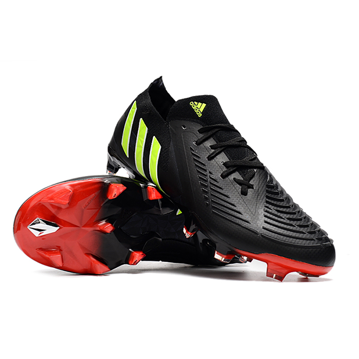 Predator Edge Geometric.1 FG Soccer Shoes-Black/Green-3712904