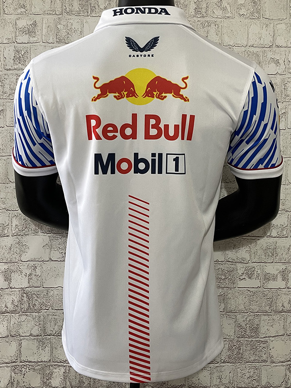 2023 F1 Red Bull White Racing Suit (有领广告版)