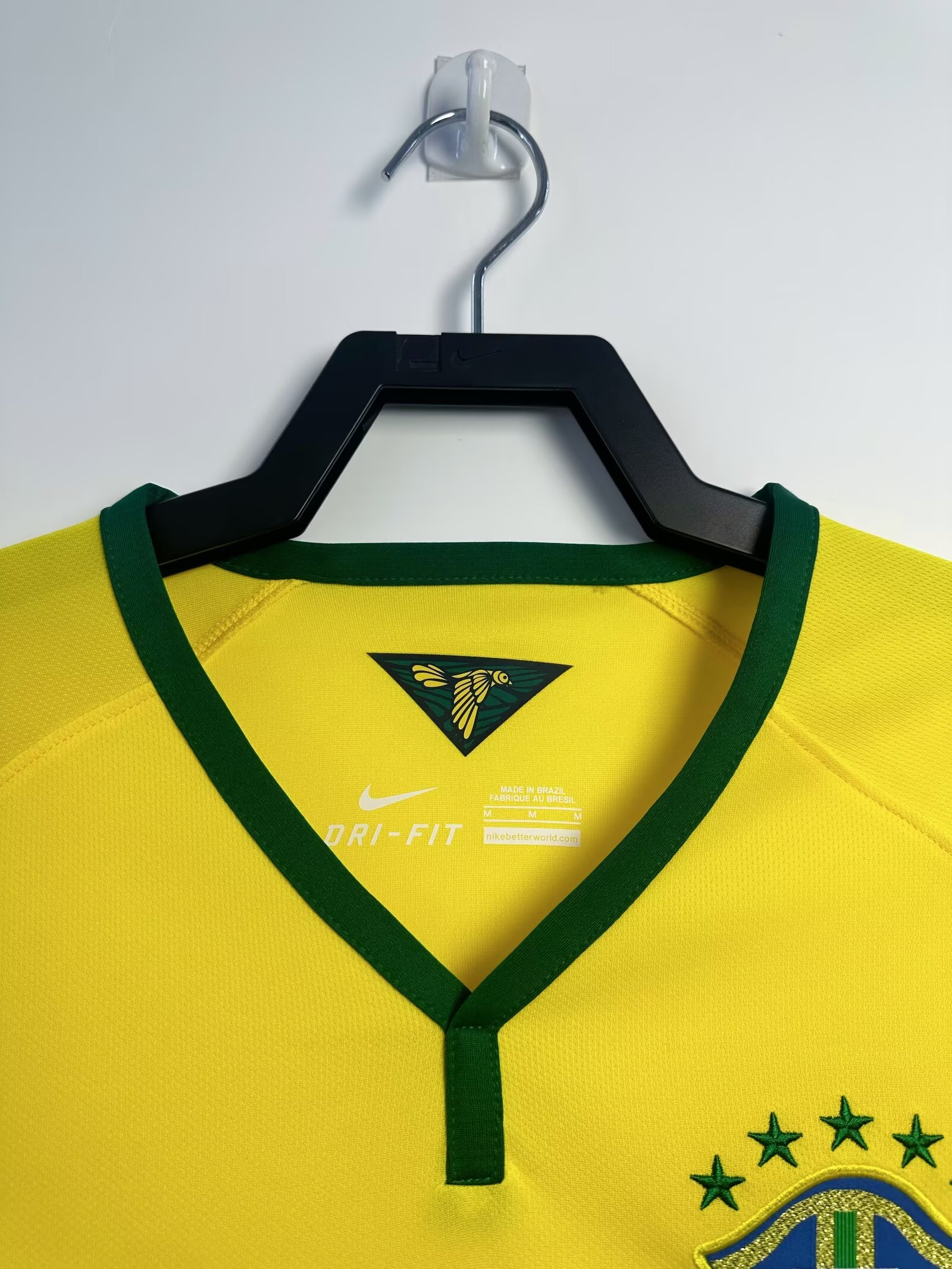 2014 Brazil Home Retro Soccer Jersey