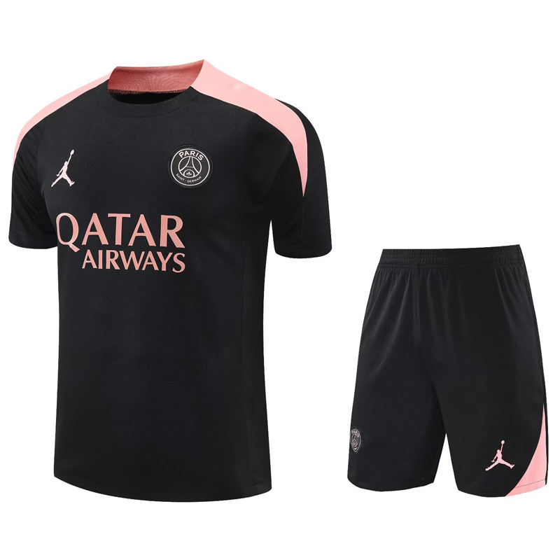 25-26 PSG Black Training Short Suit
