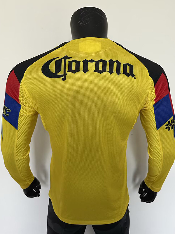 25-26 Club America Home Long Sleeve Player Version Soccer Jersey (长袖球员)