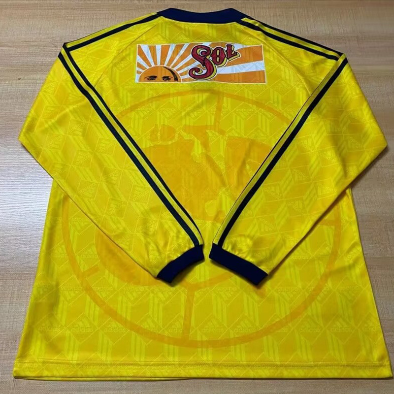 1998-1999 Club America Home Long Sleeve Retro Soccer Jersey (长袖)
