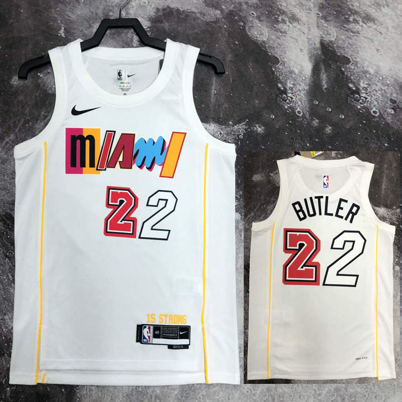 22-23 HEAT BUTLER #22 White City Edition Top Qu...