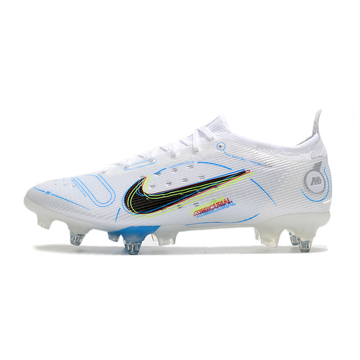 Mercurial Vapor XIV Elite SG Soccer Shoes-White/Blue-9713885