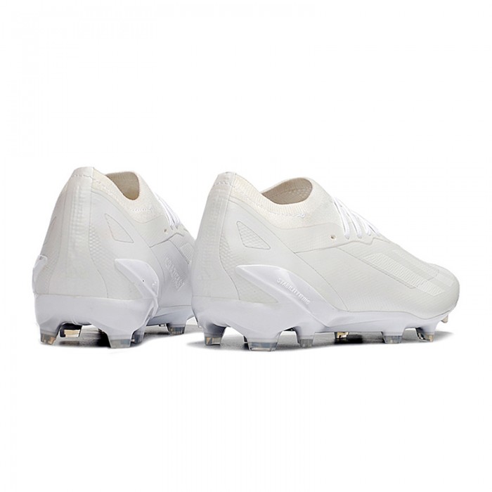 X 23 .1 FG Soccer Shoes-All White-4502664