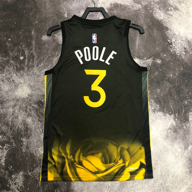 22-23 WARRIORS POOLE #3 Black City Edition Top ...