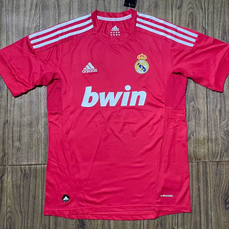 2011-2012 RMA Away Red Retro Soccer Jersey