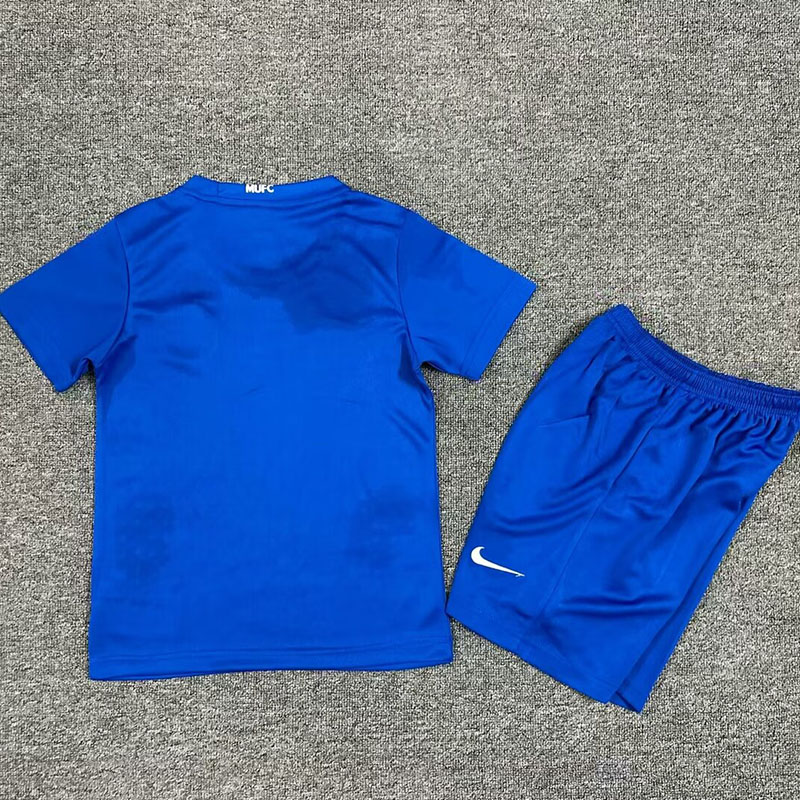 2008-2009 Man Utd Away Kids Retro Soccer Jersey