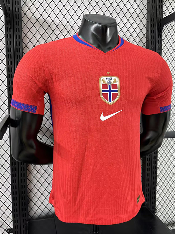 25-26 Norway Home Player Version Soccer Jersey