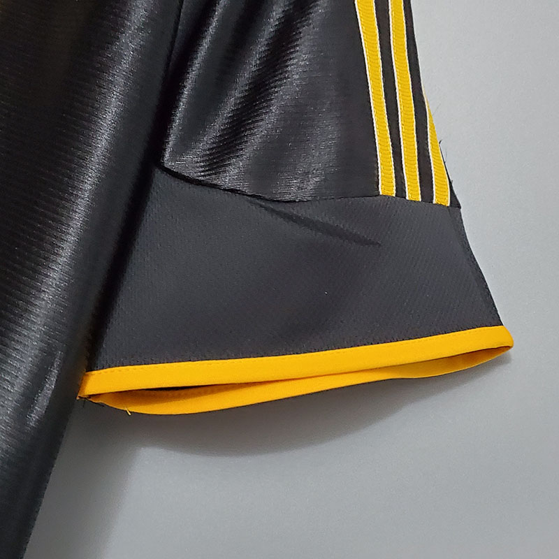 1998-2000 RMA Away Black Retro Soccer Jersey